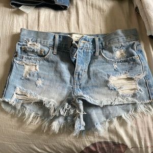 Abercrombie high waisted shorts